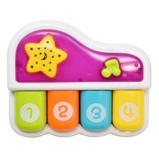 Kids Musical Piano Toy Toddler Learning Numbers 1-4 Star Musical Note Colorful
