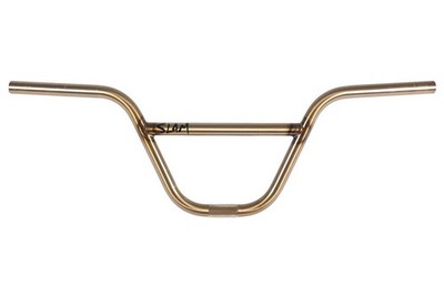 S&M BMX SLAM BARS HANDLEBAR TRANS GOLD 4130 CHROMOLY 8