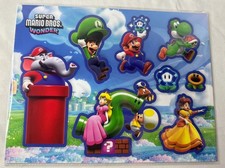 Nintendo Switch Super Mario Bros Wonder Gamestop Exclusive Stickers NEW SEALED
