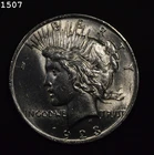 1923 Peace Dollar "CH BU"