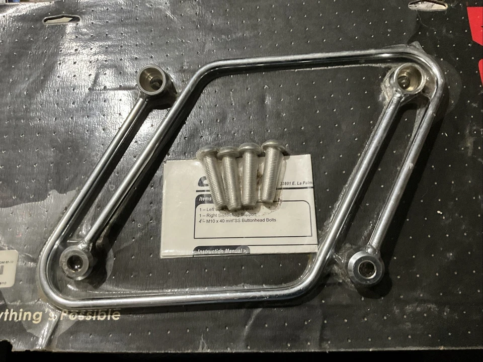 Soportes de alforja cromados Cobra 02-6111 para Honda Shadow 750C2/Phantom 07-19 Foto 2 de 4
