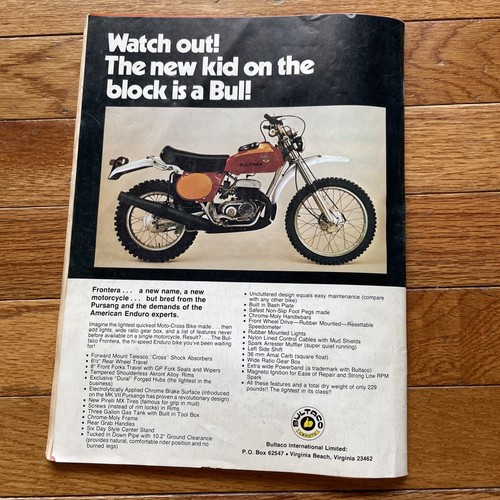 Motocross Action Magazin Mai 1975 Vintage Laurie DeCoster Anneke Wolsink Honda - Bild 4 von 4