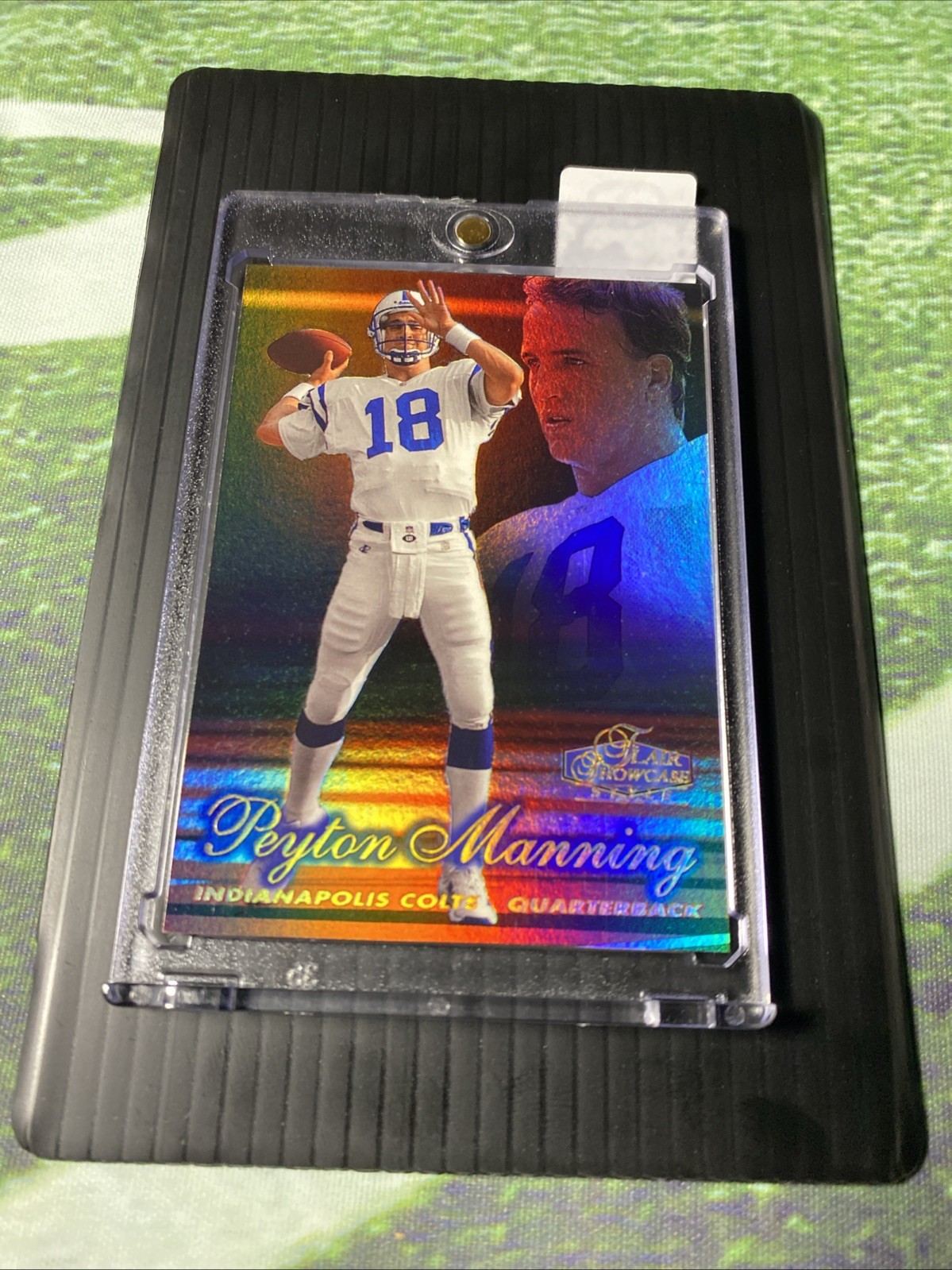 1998 Flair Showcase - Peyton Manning #3 Row 2 (RC) Indianapolis Colts Rookie