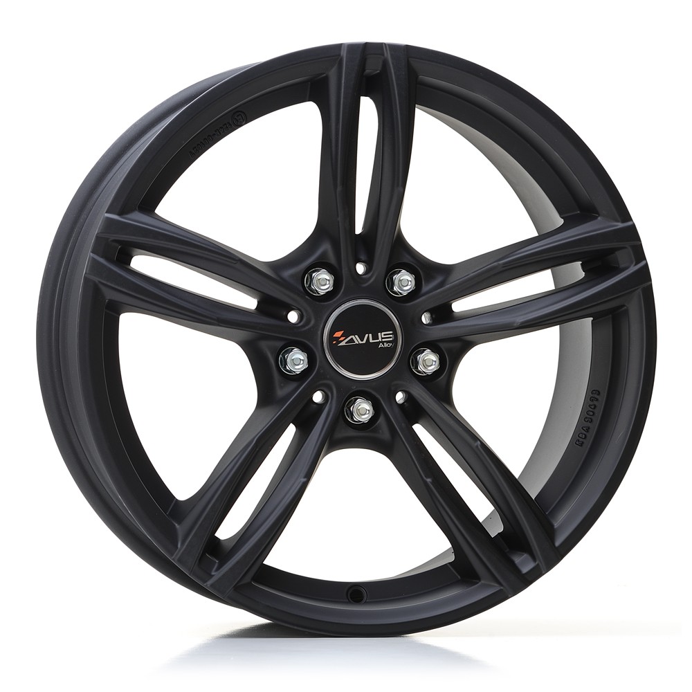 Kit 4 cerchi in lega NAD AVUS AC-MB3 8,5x18 5 x 120 ET 47 Nero opaco per BMW