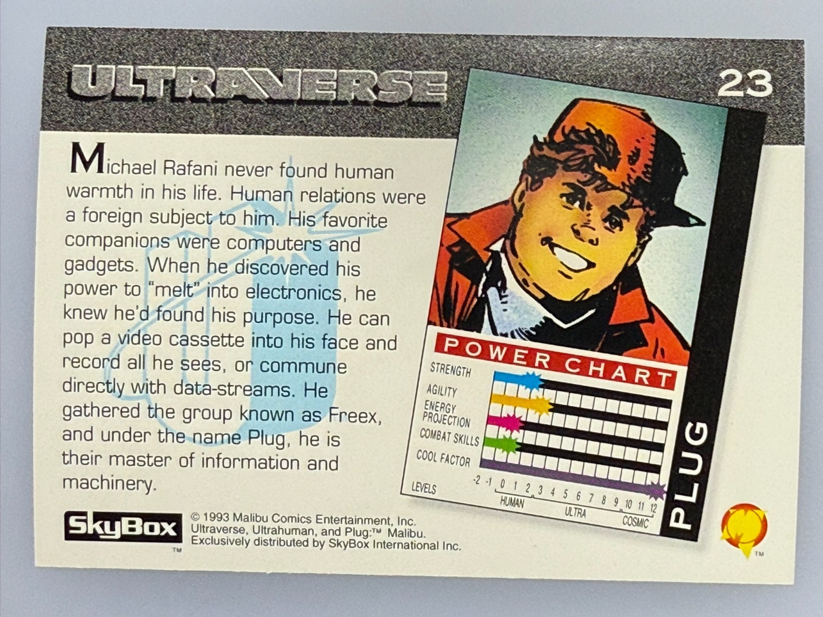 1993 SkyBox Malibu Comics Ultraverse - #23 Plug
