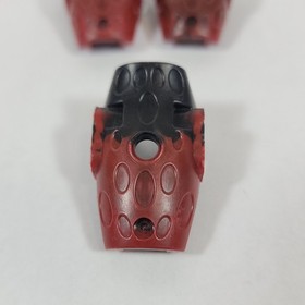 3X LEGO Bionicle Kalmah Hydruka Back Marbled Black Pattern 59577pb01 8917 8931