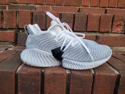 *ADIDAS*AlphaBounce Series Cloud White/Grey Style Code:B42269  Men's Sz.7 Clean