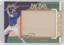 2019 Panini Leather & Lumber Big Bats Holo Silver 6/25 Kris Bryant #BB-KB qf6
