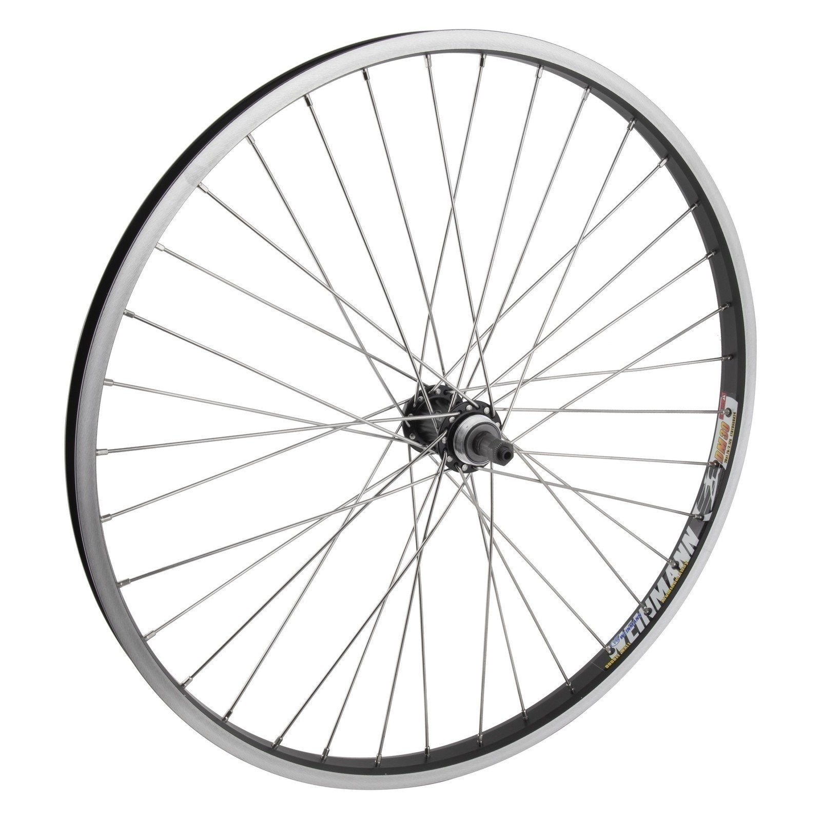 Wheel Master 26x1.75" Rear Wheel - Wei DM30, 5/6/7sp FW, QR, Black, 36H