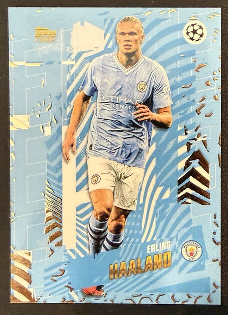 2023-24 Topps x Whip Gold UEFA Club Competitions Erling Haaland Manchester City
