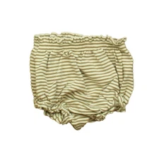 Quincy Mae 12-18 Months Gathered Bloomer Cocoa Stripe Baby Bottoms