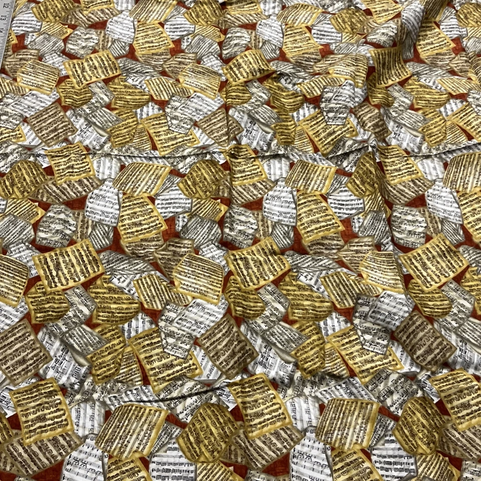 1yrd Of Sheet Music Design Fabric. “Perfect Pitch” By Dan Morris. - Image 2 of 4
