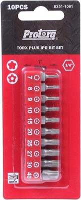 TORX PLUS IPR, Torx Plus 5-Point Tamper-Proof 10pc 1 in. IPR 