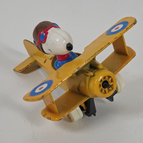 Snoopy Esci Diecast Plane & Car Vehicle Lot Made In Italy Peanuts 1983 - Picture 7 of 9