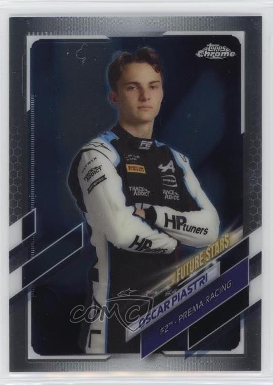 2021 Topps Chrome Formula 1 F2 Racers Future Stars Oscar Piastri #59 0mw6