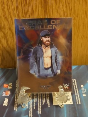 Sami Zayn 2026 Topps Chrome WWE #ERA-16 Eras of Excellence Insert Trading Card