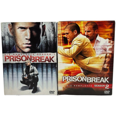 Prison Break Staffel 1+2   komplette Season 1 & 2 DVD Set 12 DVDs DE/EN R2 FSK16