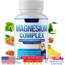 Magnesium Complex Supplement with 7 Magnesium Sources – Glycinate, Citrate