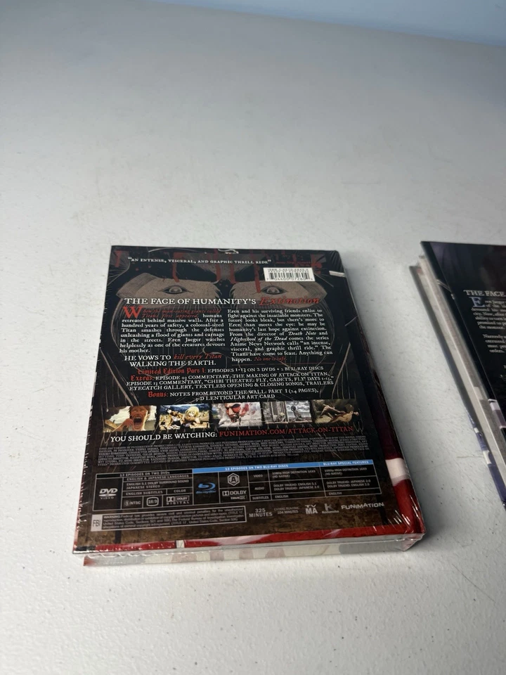 ATTACK ON TITAN PART 1 & 2 DIGIBOOK LIMITED EDITION BLURAYS [NEW] Lenticular - Image 4 of 4