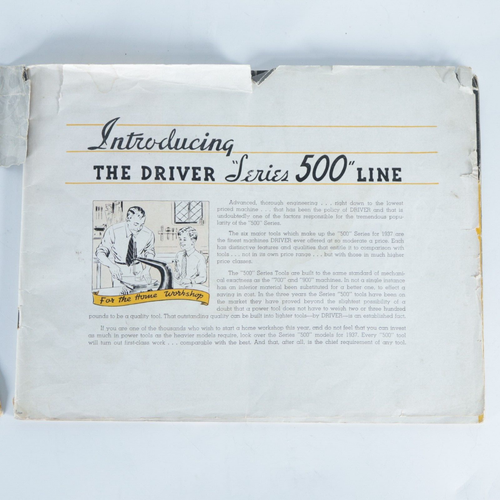Rare Original Vintage 1937 Driver Engineered Power Tools Catalog Plainfield NJ - Picture 2 of 7