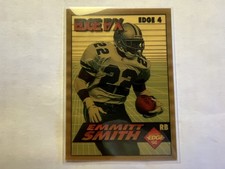 Dallas Cowboys-EMMITT SMITH 1994 COLLECTOR'S EDGE F/X #EDGE 4 /$2 eBay Value