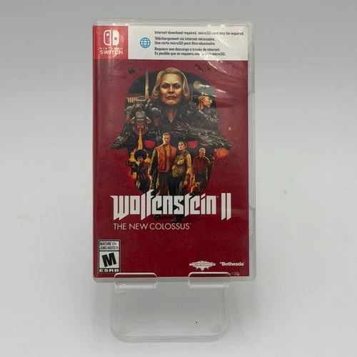 Nintendo Switch Wolfenstein II The New Colossus Black Used Game