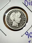 1913-P Barber Dime 90% Silver Very Good Wreath/Rim Details Sleeved FREE SHIP