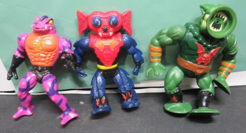 Mattel He Man Masters of The Universe Lot 3 Vintage 1984 Figure MOTU