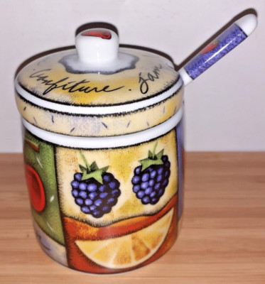 MSC Joie De Vivre Confiture Marmeladen-/Einkochtopf mit Deckel & Löffel