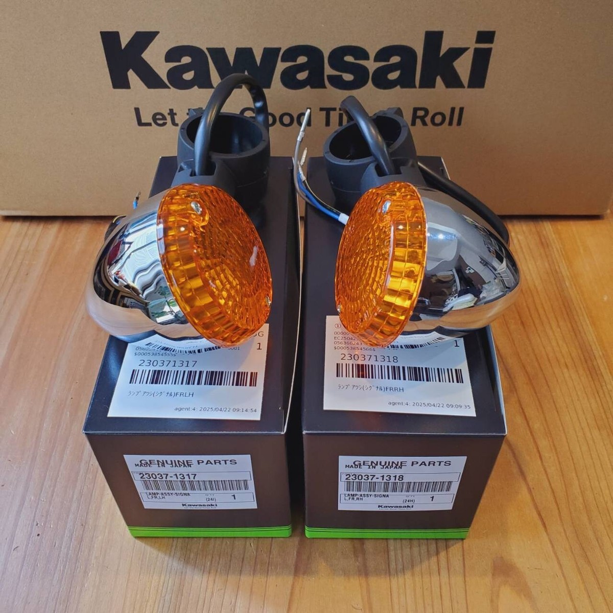 KAWASAKI Genuine VULCAN 500 800 Left and Right Turn Signals 23037