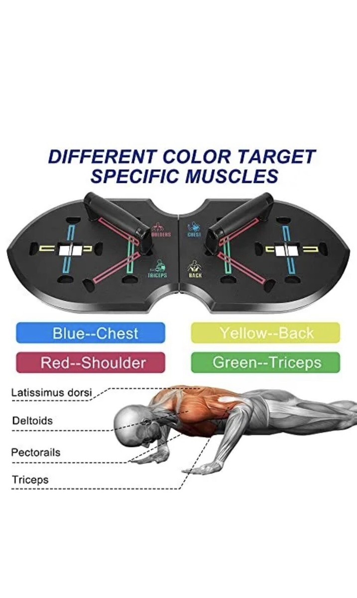 XINRUI Quadropress Push Up Board Adjustable Bar for Men and women