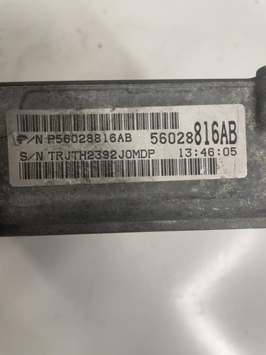 03 DODGE PICKUP 1500 Chassis Brain Box Tra Rr Eng Comp 3.7l Oe# 56028816ab - Picture 5 of 6