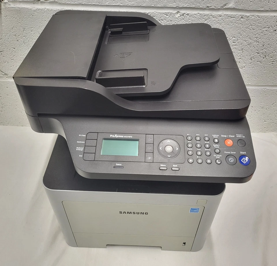 Samsung ProXpress M3370FD Network Multifunction Mono Laser Printer M3370 - Image 4 of 4
