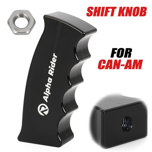 Billet Pistol Grip Shift Knob Shifter For Can-Am Outlander Renegade ATV - Silver - Picture 7 of 12