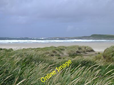 Photo 6x4 Machir Bay, Islay Kilchoman The bent stems of the marram grass  c2013