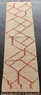 Modern Handmade Afghan/Turkish Runner Kilim, Artisan Wool Rug, Size 206x61 CM