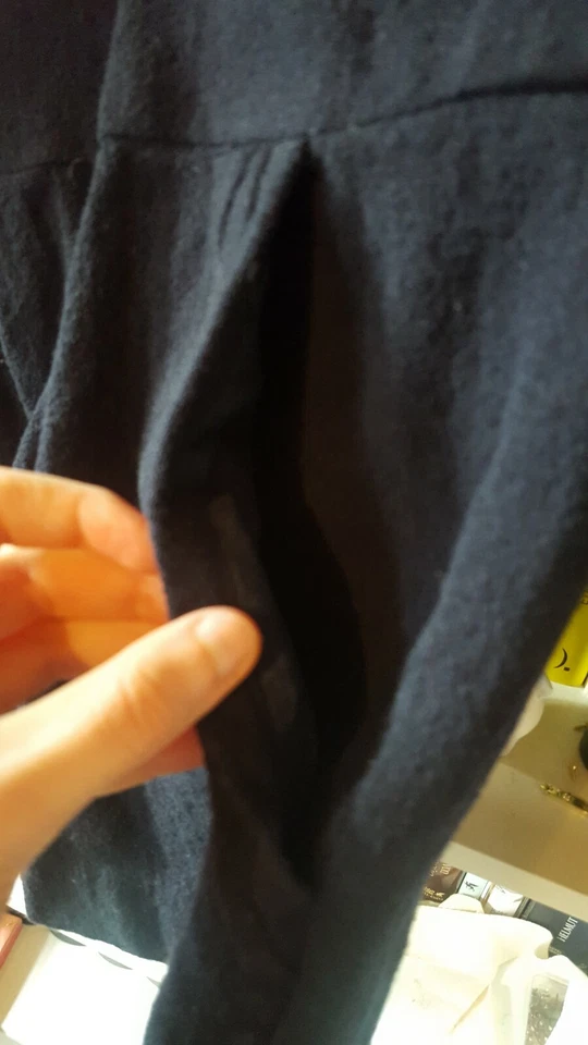 Sea New York Designer Jumpsuit Gr. 36 / S Seide Wolle Blau Navy Kurz - sehr gut! - Bild 4 von 4