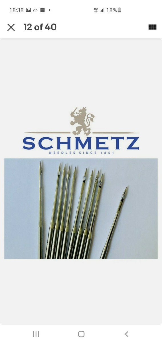 SCHMETZ INDUSTRIAL SEWING MACHINE NEEDLES fit brother juki & most