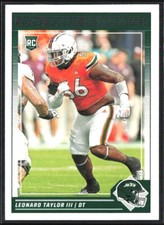 2024 Panini Score Rookie #396 Leonard Taylor III New York Jets