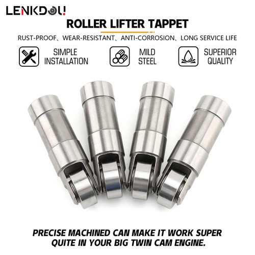 Roller Lifter Tappets 18523-86B For Harley EVO Dyna Softail Road Glide 1984-1999 - Picture 4 of 8