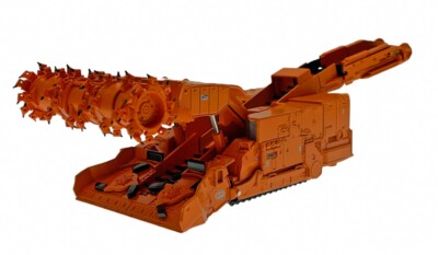 Komatsu 12CM27 Continuous Miner - 1/50 - Weiss - Diecast - Brand New