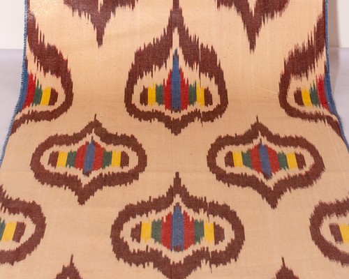 ikat fabric by the yards upholstery fabric table runner ikat Uzbek ikat best - Picture 3 of 3