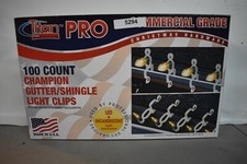 Titan Pro Commercial Grade 100-Pack Gutter / Shingle Light Clips