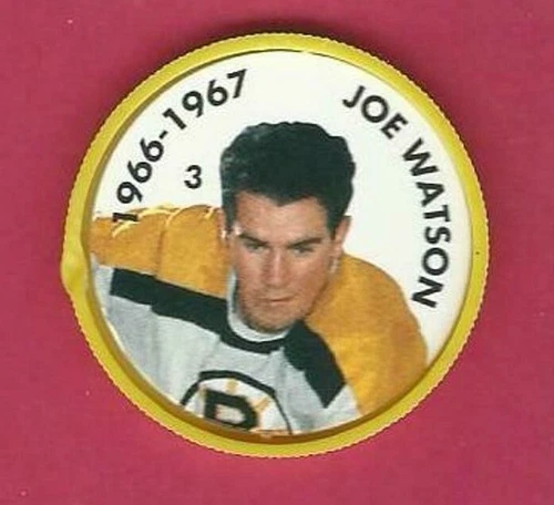 1966-67 Parkhurst 1995-96 Hockey Coin #3 Joe Watson Boston Bruins