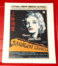 Shanghai Express Marlene Dietrich Movie/Film Poster Art PICTURE/PRINT 12" x 9.5"
