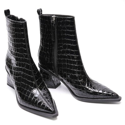 croc boots topshop