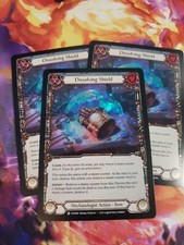 3x Dissolving Shield Blue Foil Playset Bright Lights Flesh and Blood FAB