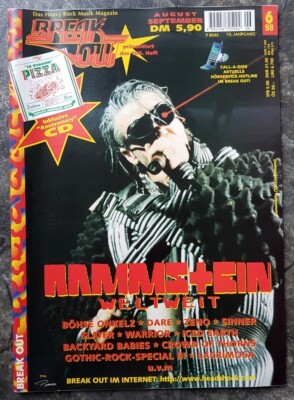 Break Out Nr. 100 Rammstein 6/1998 Musik Zeitschrift Heft Magazin Heavy Rock