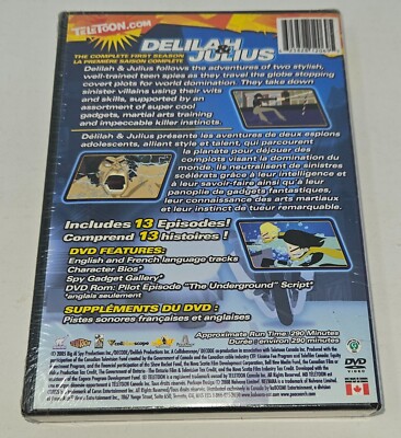 Delilah & Julius: Season 1 (DVD, 2-Disc Set, BRAND NEW) Complete