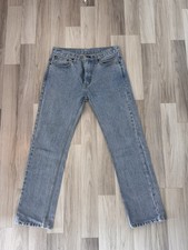 Vintage 90s Levi  s 505 Jeans Size 32x32 Light Wash Made In Argentina Y2K Retro